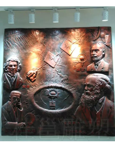 广西大学图书馆制作的浮雕
