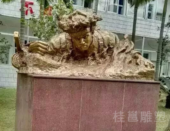 广西部队雕塑